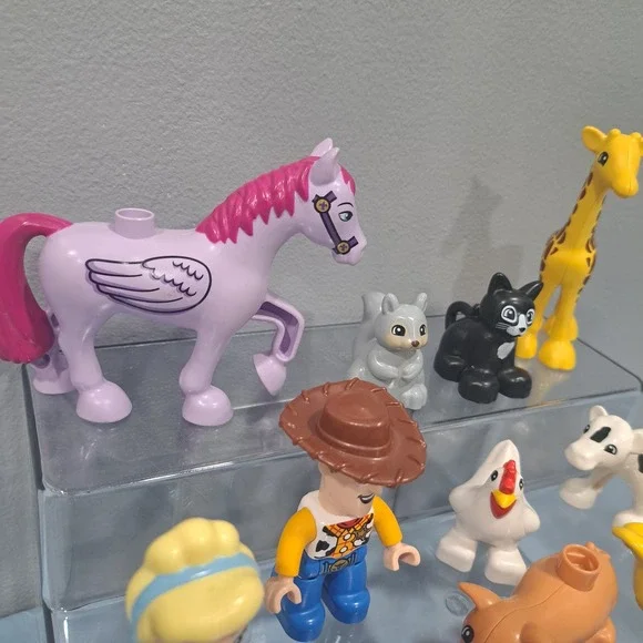 LEGO Duplo Figure Animal Lot Spider-Man Woody Cinderella Animals 16pc - Picture 2 of 4